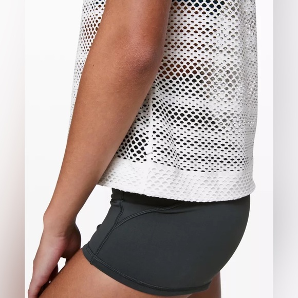 Lululemon Sweat Your Heart Out Tank White Size 10 - Picture 4 of 16